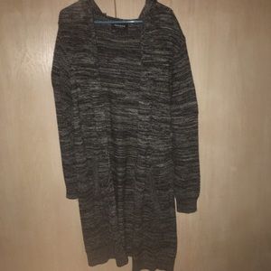 Grey long cardigan